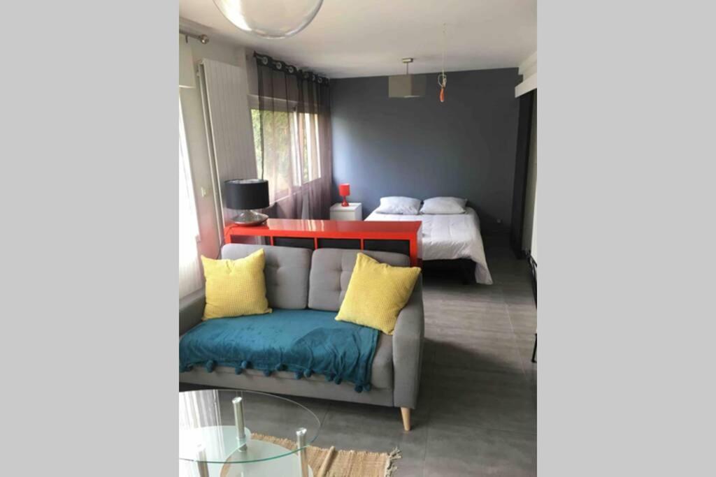 Bel Appartement En Rez De Jardin, 10Min Centre Et 300M Quais De Seine Wifi Rouen Kültér fotó
